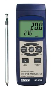 Reed Instruments SD-4214 Thermo-Anemometer Data Logger