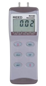 Reed Instruments R3100-NIST Digital Manometer (Replaced 82100-NIST)