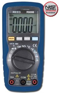 Reed Instruments R5008 AC/DC Multimeter with Temperature