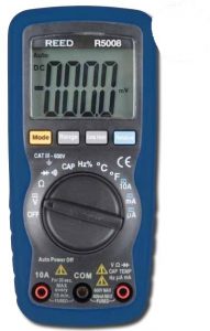 Reed Instruments R5008-NIST AC/DC Multimeter with Temperature