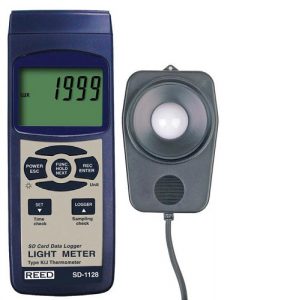 Reed Instruments SD-1128-NIST Light Meter SD Card Data Logger SD1128-NIST