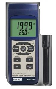 Reed Instruments SD-4307-NIST Conductivity TDS Salinity Meter Data Logger SD4307-NIST