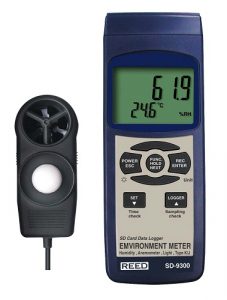 Reed Instruments SD-9300-NIST Environmental Multifunctional Meter Data Logger SD9300-NIST