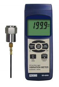 Reed Instruments SD-8205 Vibration Meter Data Logger