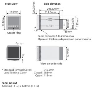 6100E Dimensions