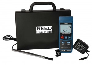 Reed R4500SD-KIT Data Logging Hot Wire Thermo-Anemometer with Power Adapter  and SD Card - High Tech Systems & Equipment Inc.